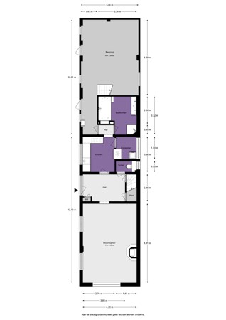 Floorplan - Parallelweg 26, 3286 LR Klaaswaal